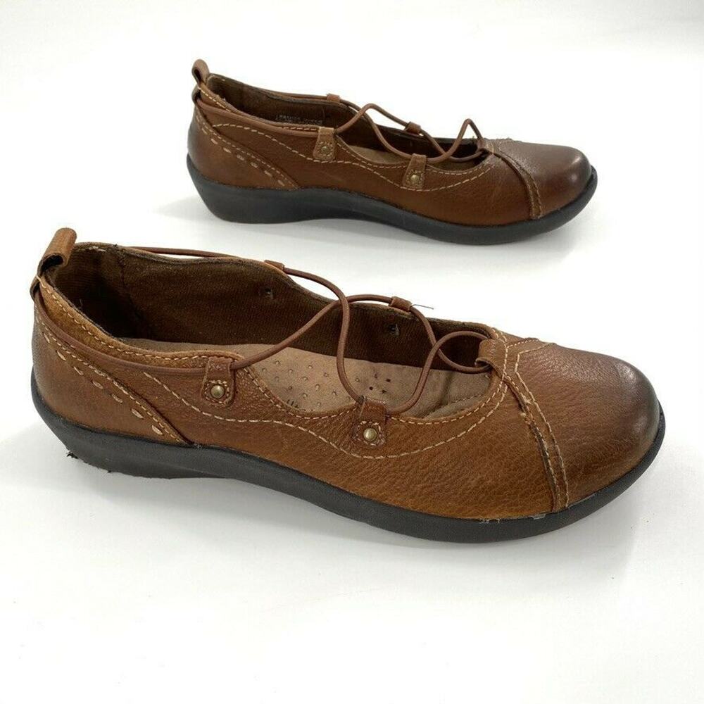 Earth‎ Origins London Comfort Shoes Slip Ons Welltek Leather Brown 7.5